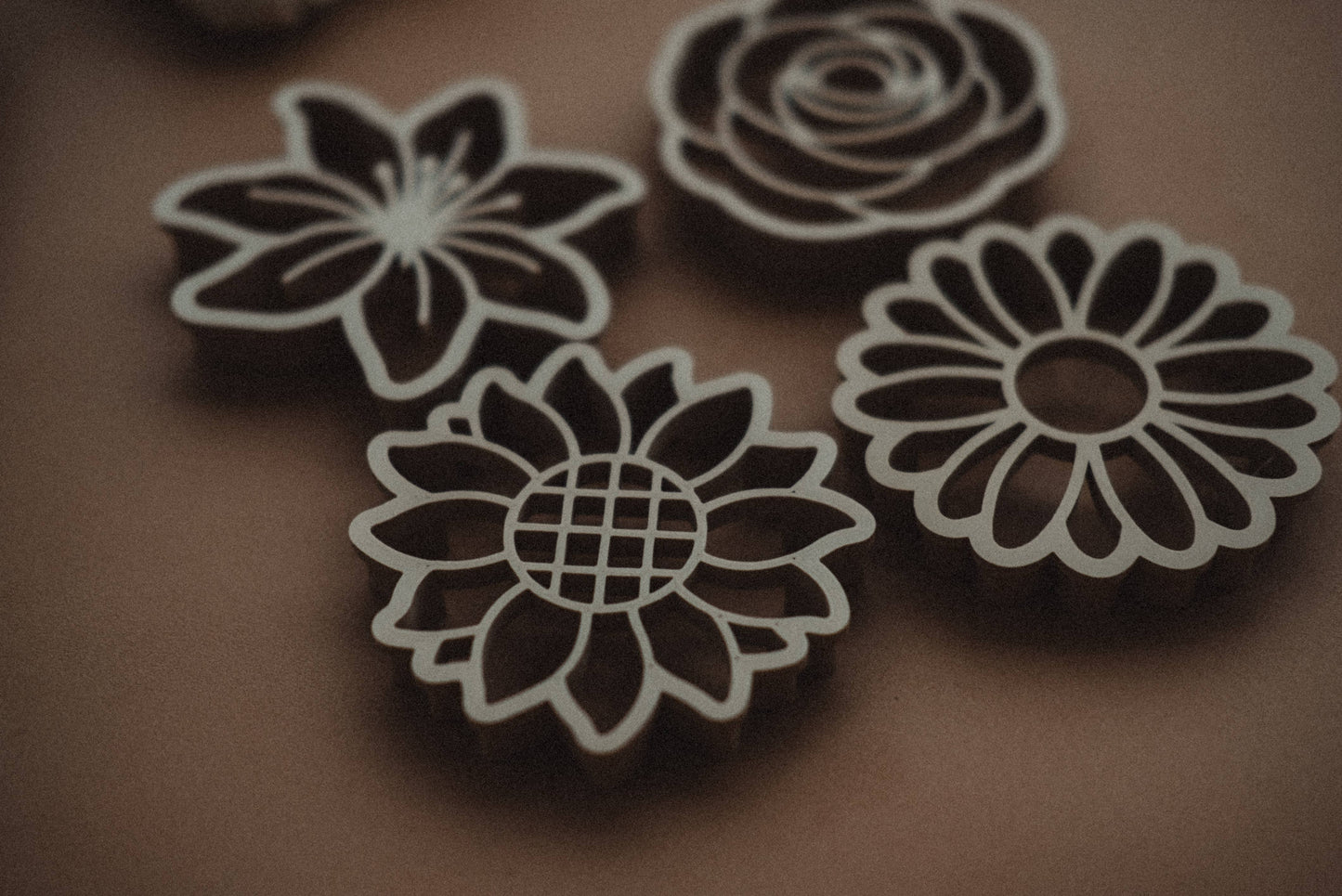 Mixed Flower Cutter Set - Eco Playdough Tool