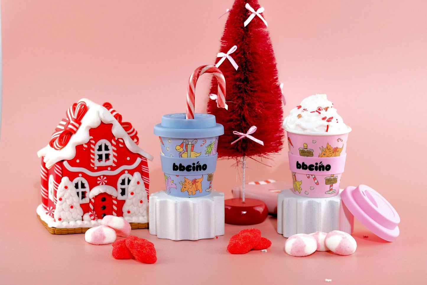 BBcino Santa’s Little Sipper in Blue (120ml)