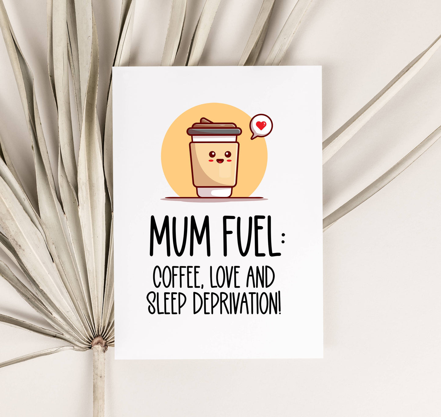 Mum Fuel Funny Mothers Day Card
