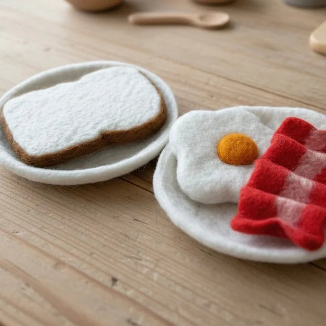 Felt Bacon and Egg on Toast