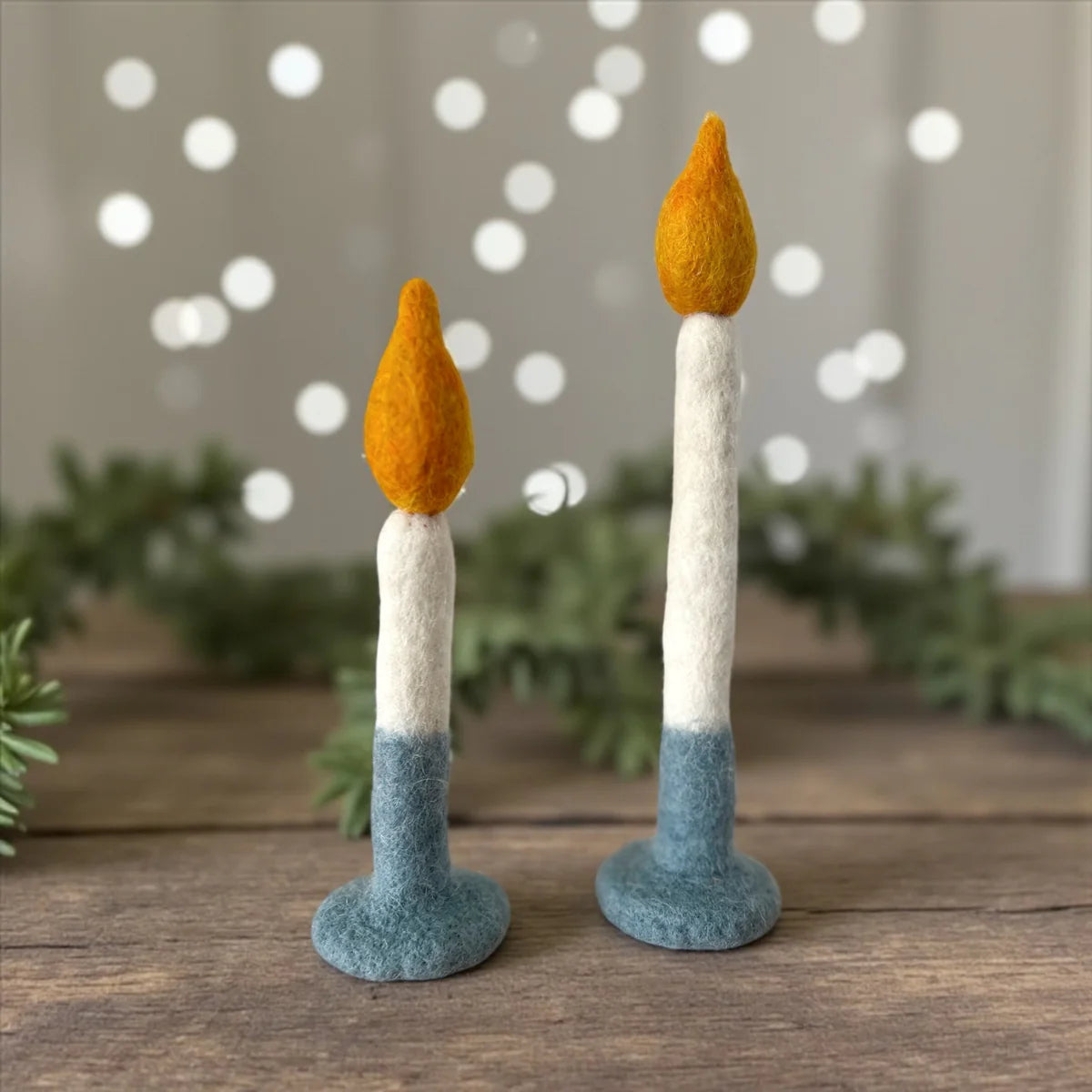 Felt Candles set of 2
