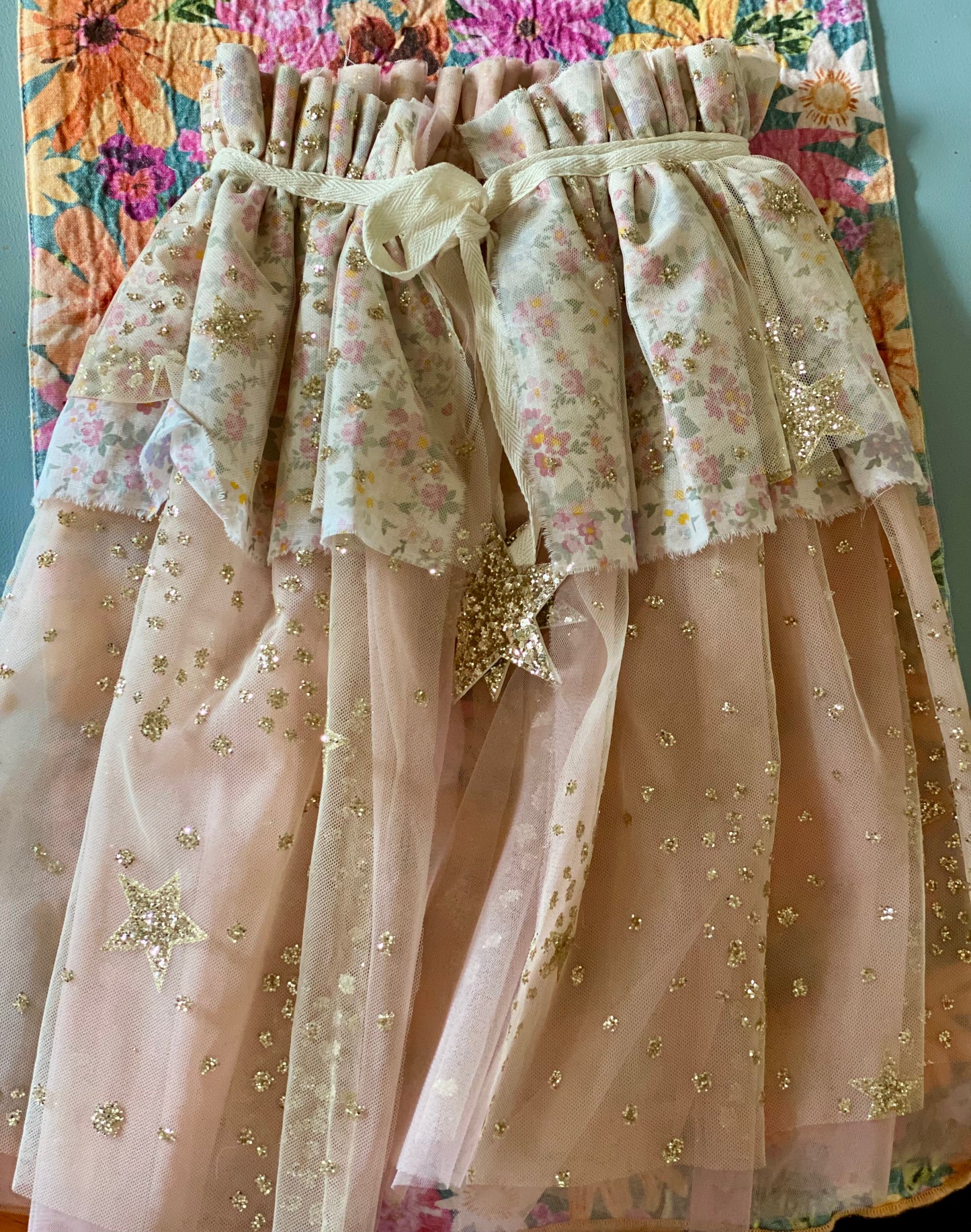 Vintage Rose Sparkle Cape