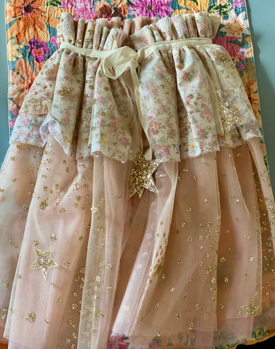 Vintage Rose Sparkle Cape