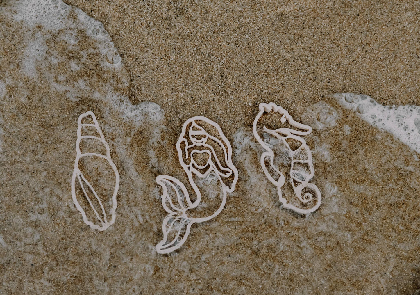 Mermaid Cutter set - Eco Playdough Tool
