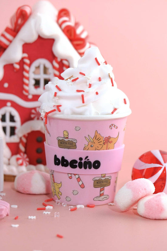 BBcino Santa’s Little Sipper in Pink (120ml)
