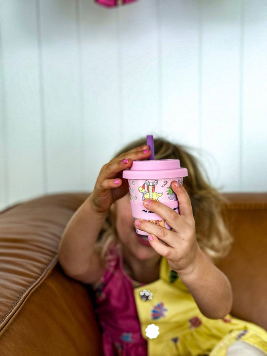 BBcino Santa’s Little Sipper in Pink (120ml)