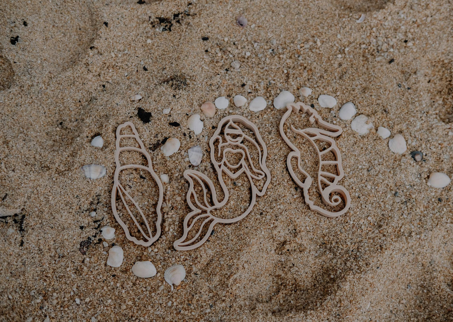 Mermaid Cutter set - Eco Playdough Tool
