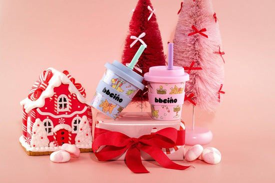 BBcino Santa’s Little Sipper in Pink (120ml)