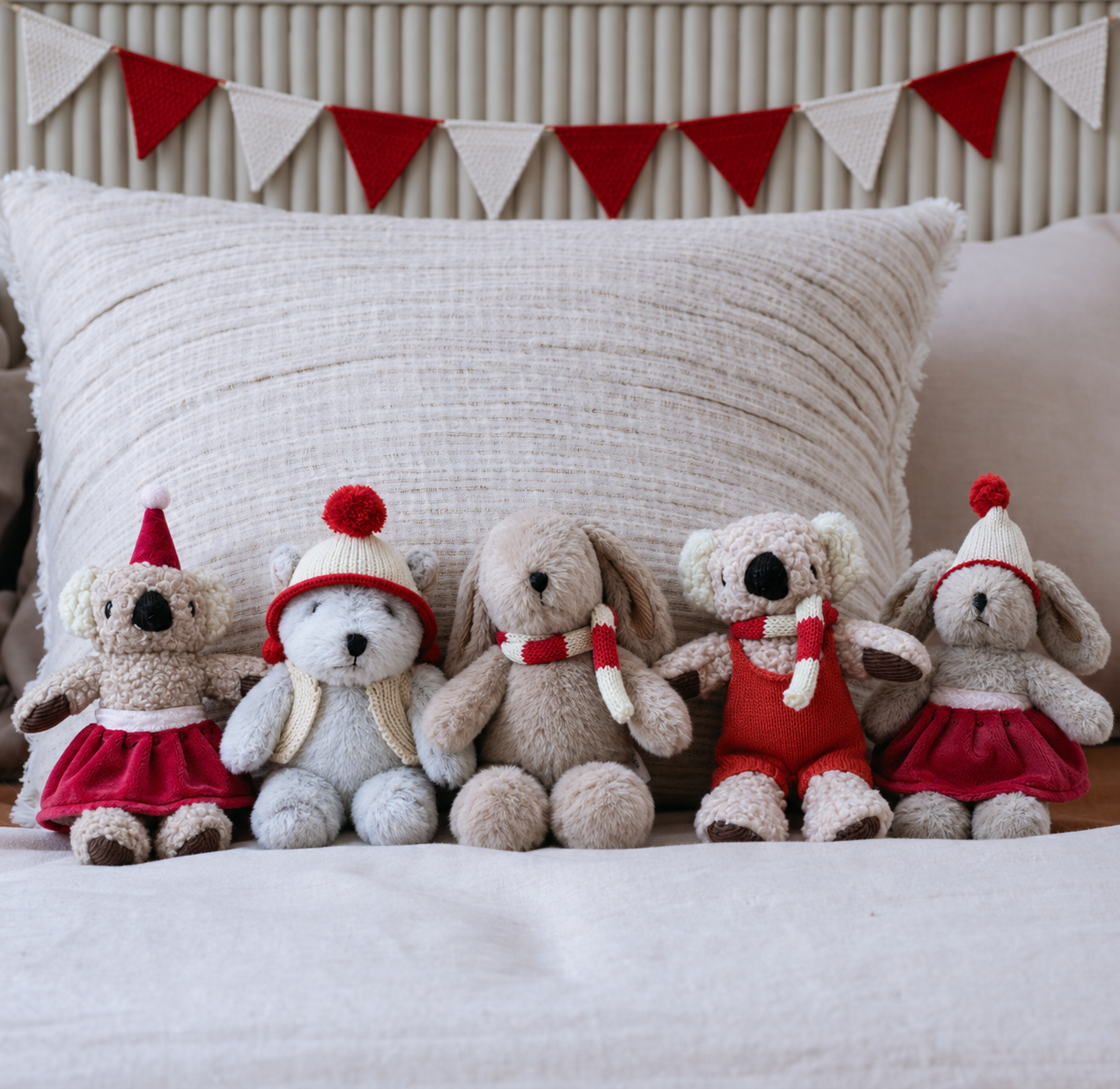 Christmas Theodora rabbit - mini | soft toy
