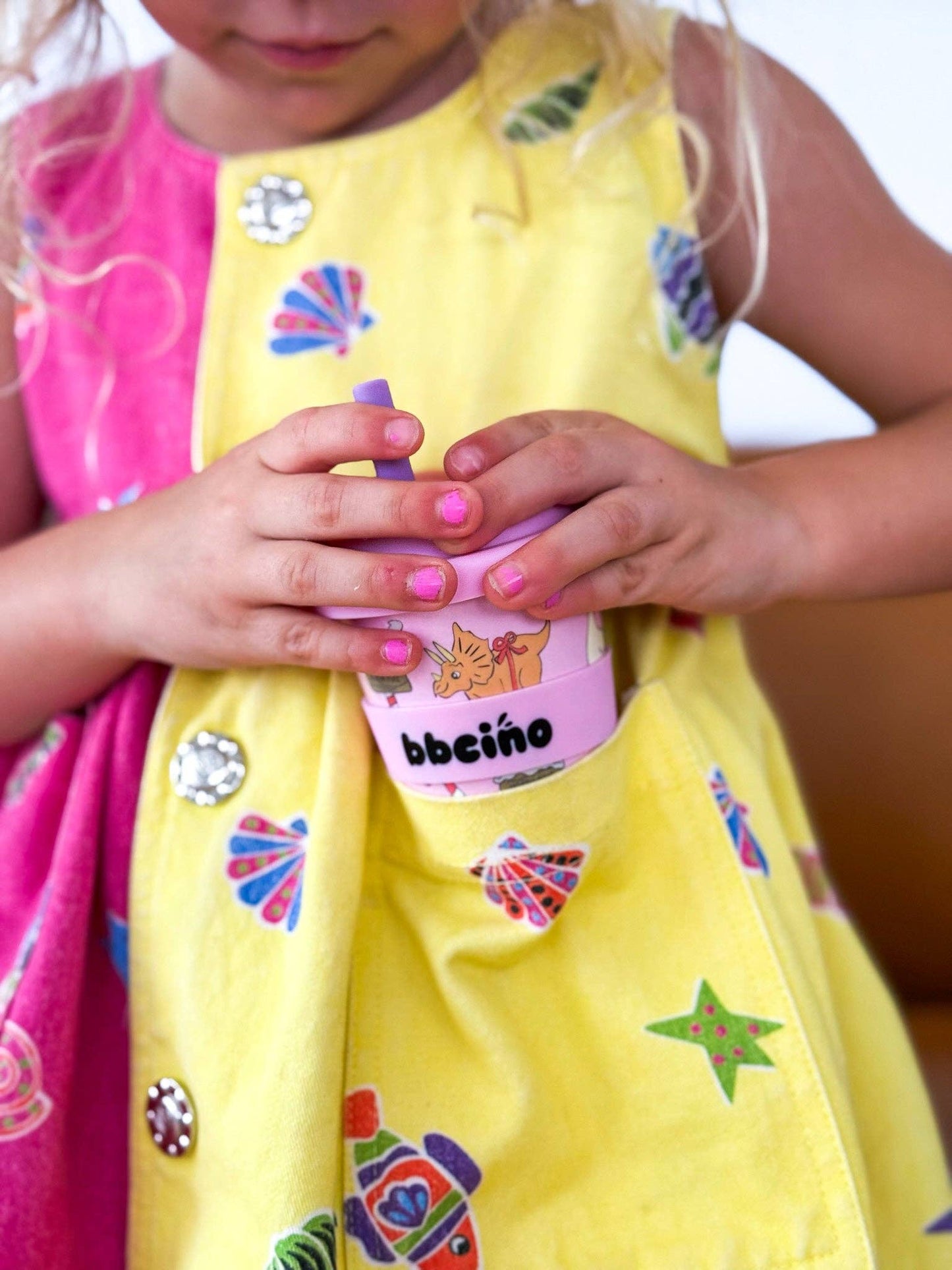 BBcino Santa’s Little Sipper in Pink (120ml)