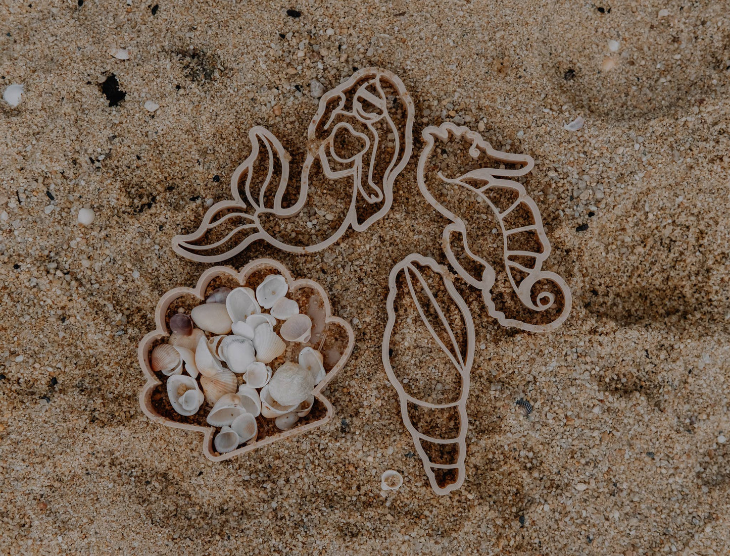 Mermaid Cutter set - Eco Playdough Tool