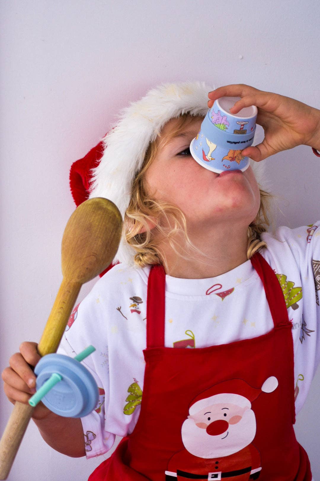 BBcino Santa’s Little Sipper in Blue (120ml)