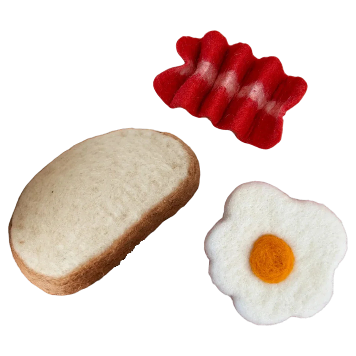 Felt Bacon and Egg on Toast
