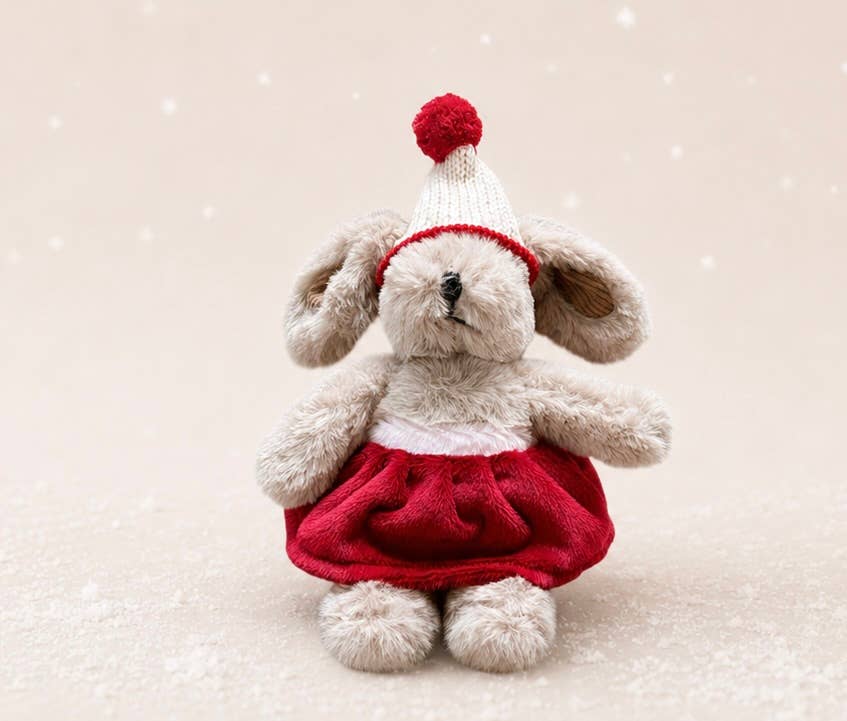 Christmas Theodora rabbit - mini | soft toy