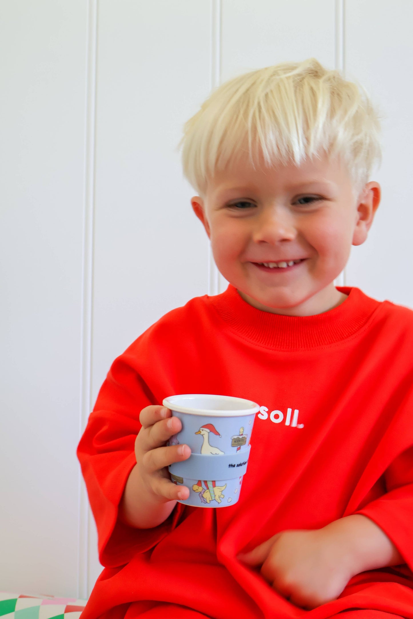 BBcino Santa’s Little Sipper in Blue (120ml)