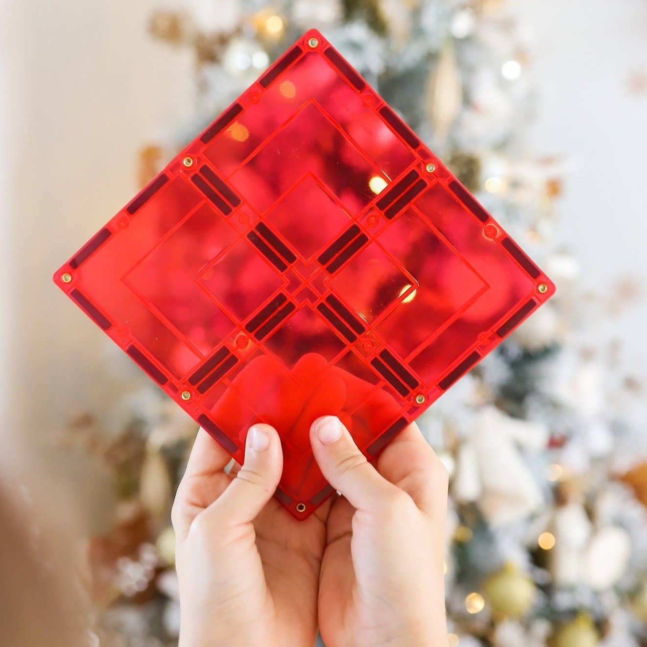 Learn & Grow Magnetic Tiles - Large Square Pack (8 Piece)