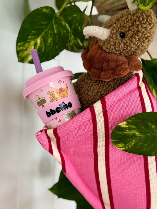 BBcino Santa’s Little Sipper in Pink (120ml)