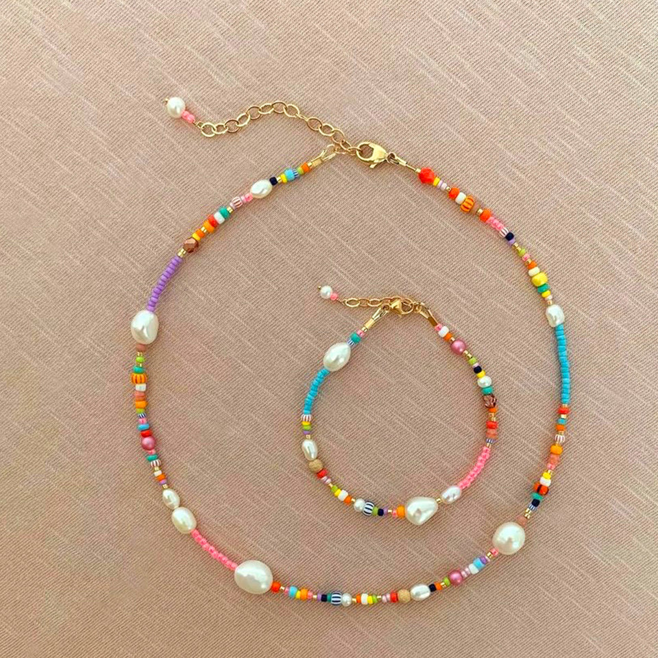Candy Crush - Beaded Necklace