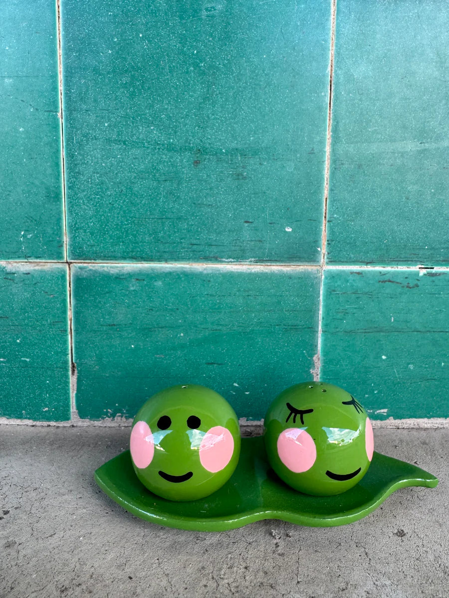Peas in a pod - salt and pepper shakers