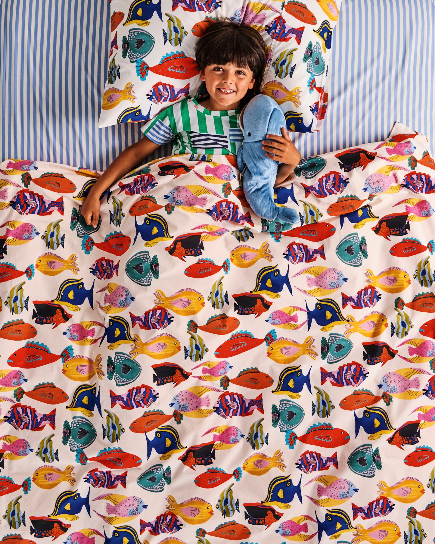 Kip & Co Fishy Business, Organic cotton bedding range