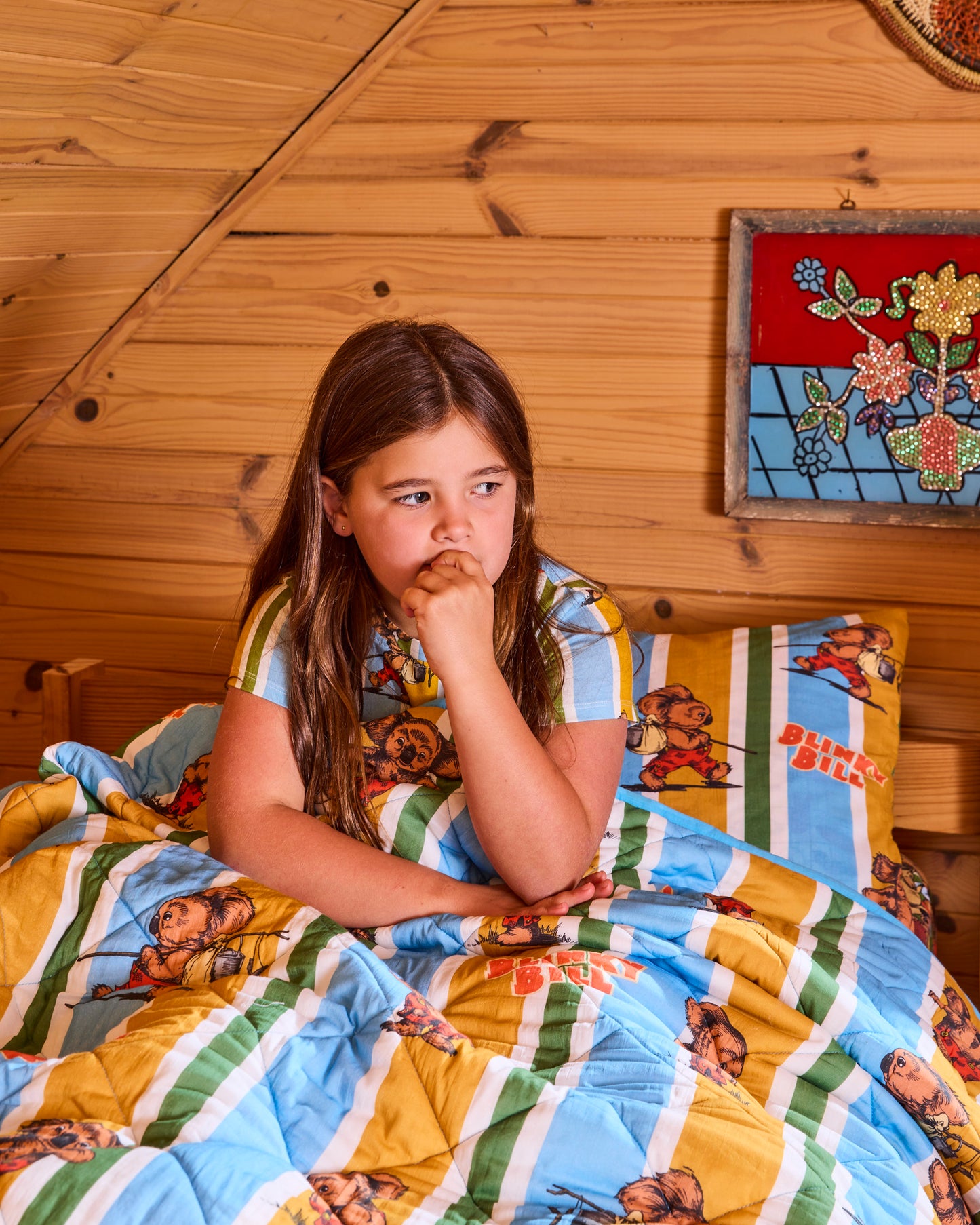 Blinky Bill Organic Cotton Quilted Bedspread - Single