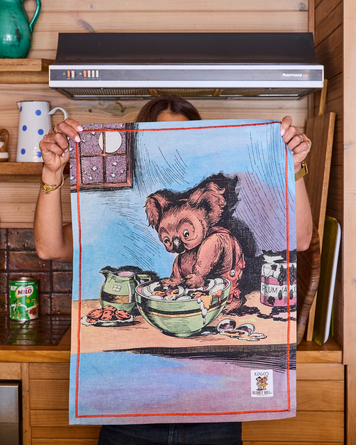 Blinky Bill Late Night Snack Tea Towel