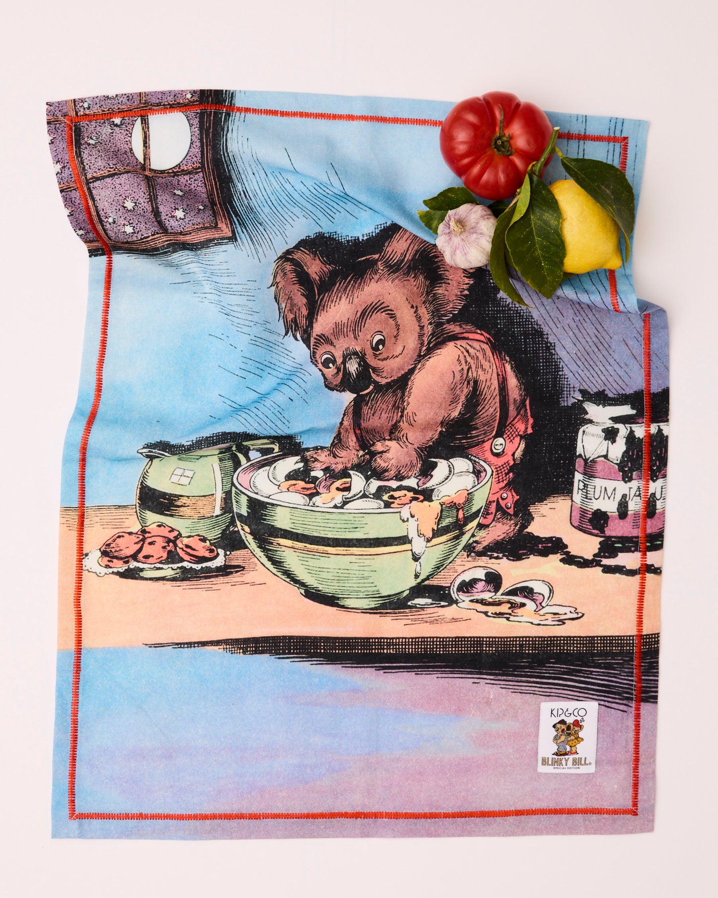 Blinky Bill Late Night Snack Tea Towel