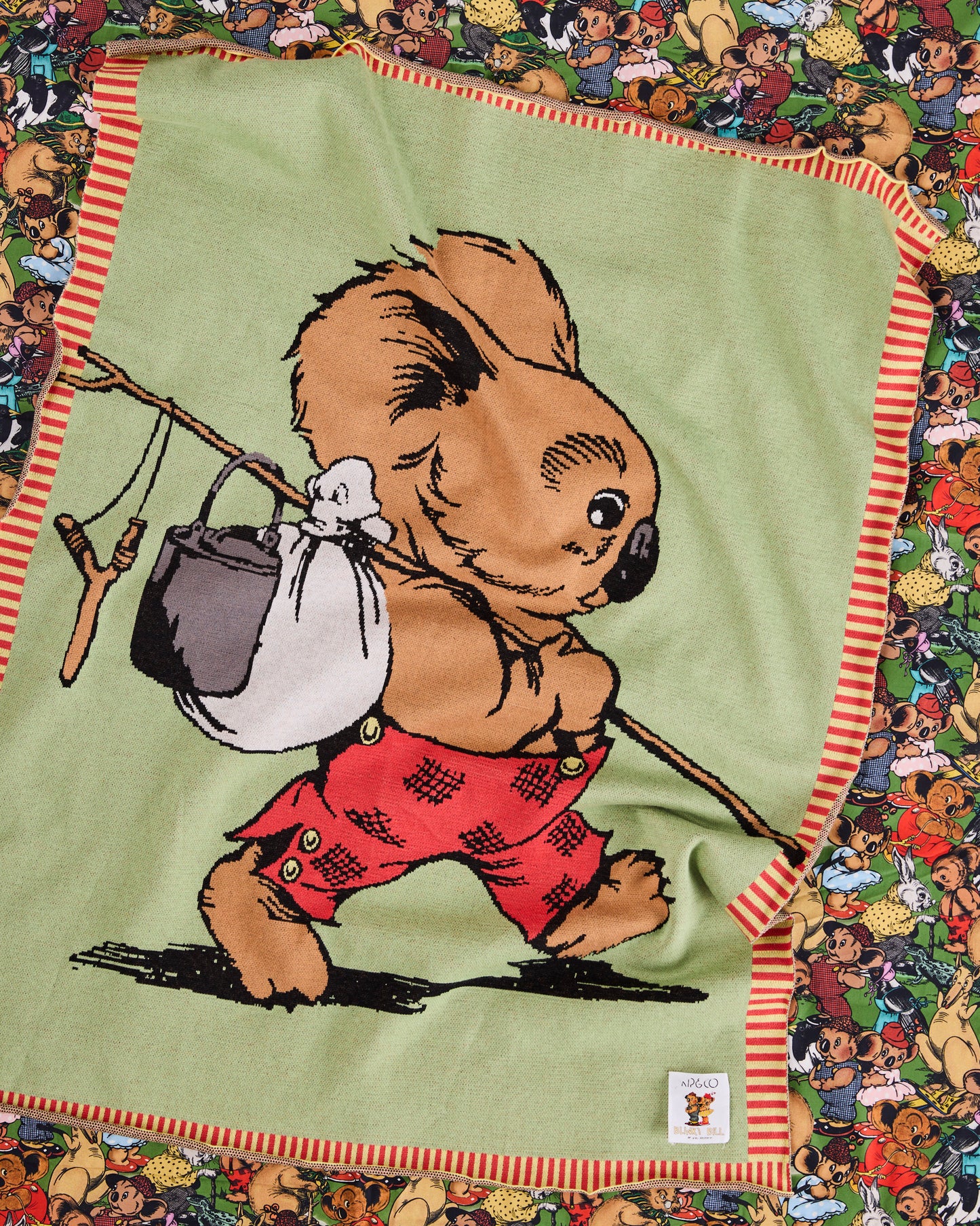 Blinky Bill Organic Cotton Knitted Blanket - One Size