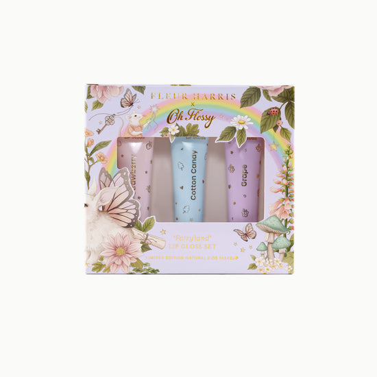 Oh Flossy X Fleur Harris - Fairyland Collection Natural lip Gloss Set | Limited Edition
