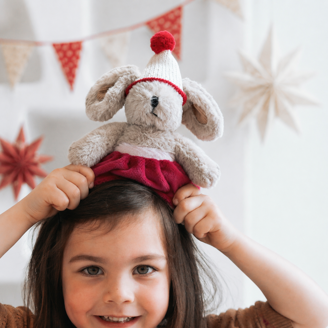 Christmas Theodora rabbit - mini | soft toy