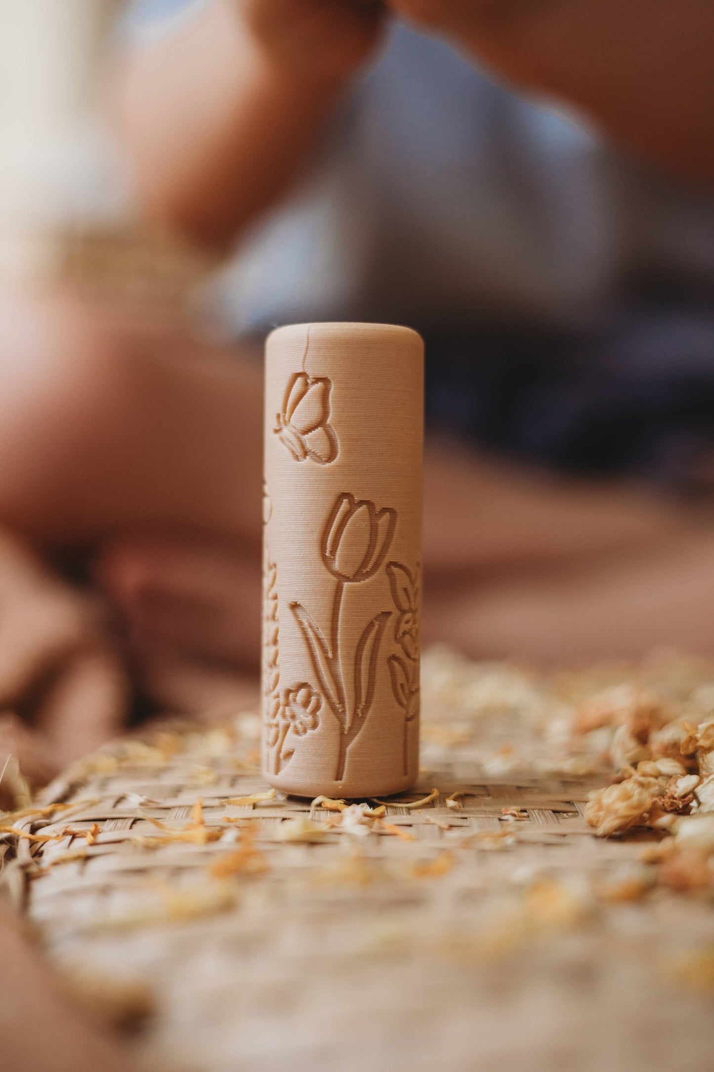 Flower Roller - Eco Pattern Playdough Roller