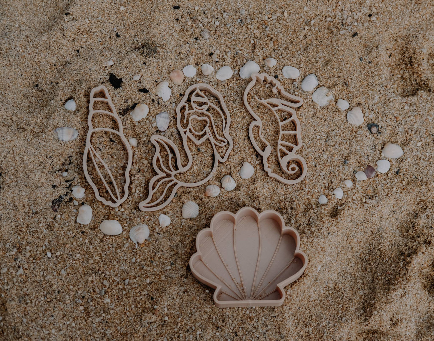 Mermaid Cutter set - Eco Playdough Tool