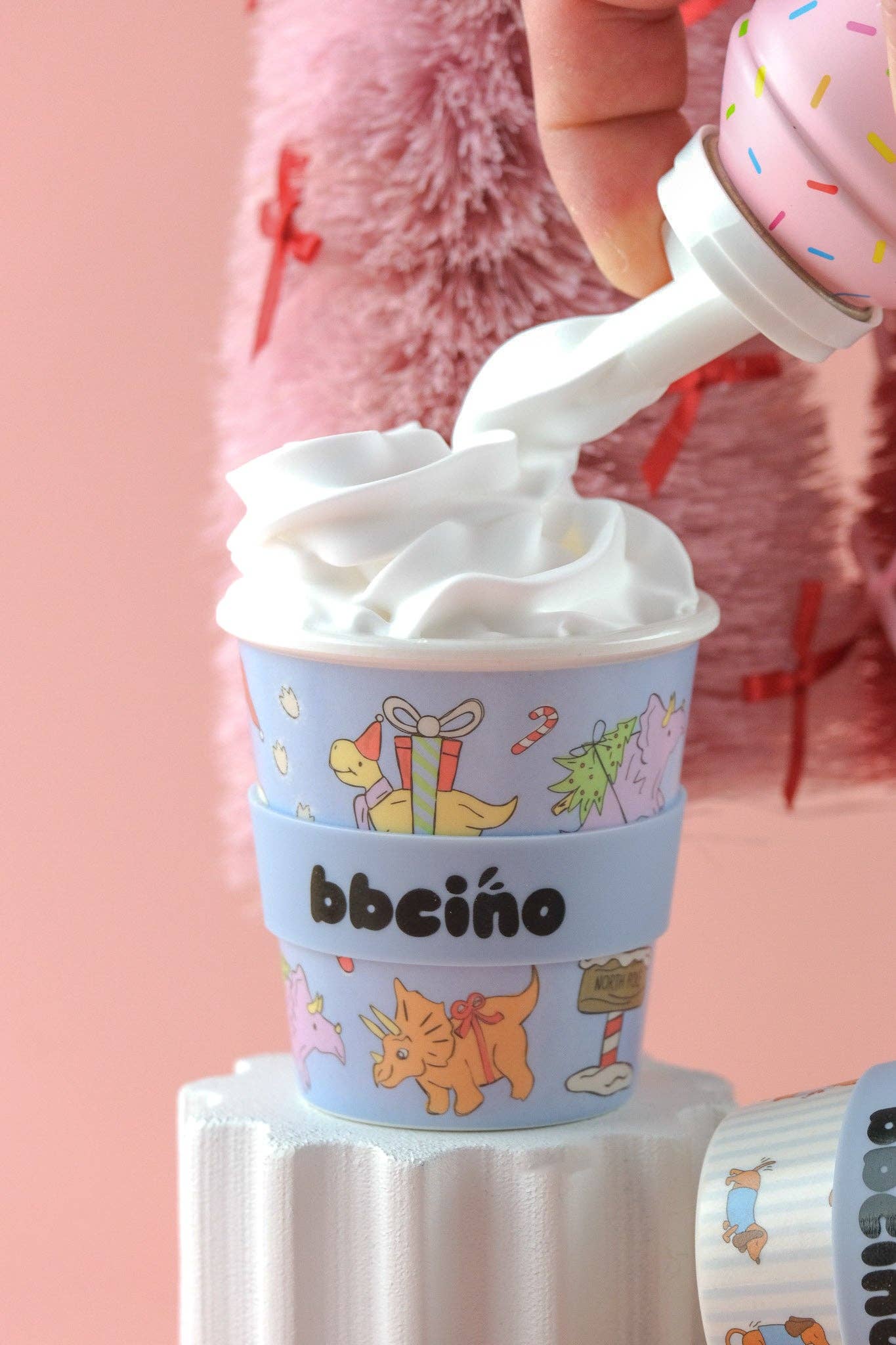 BBcino Santa’s Little Sipper in Blue (120ml)