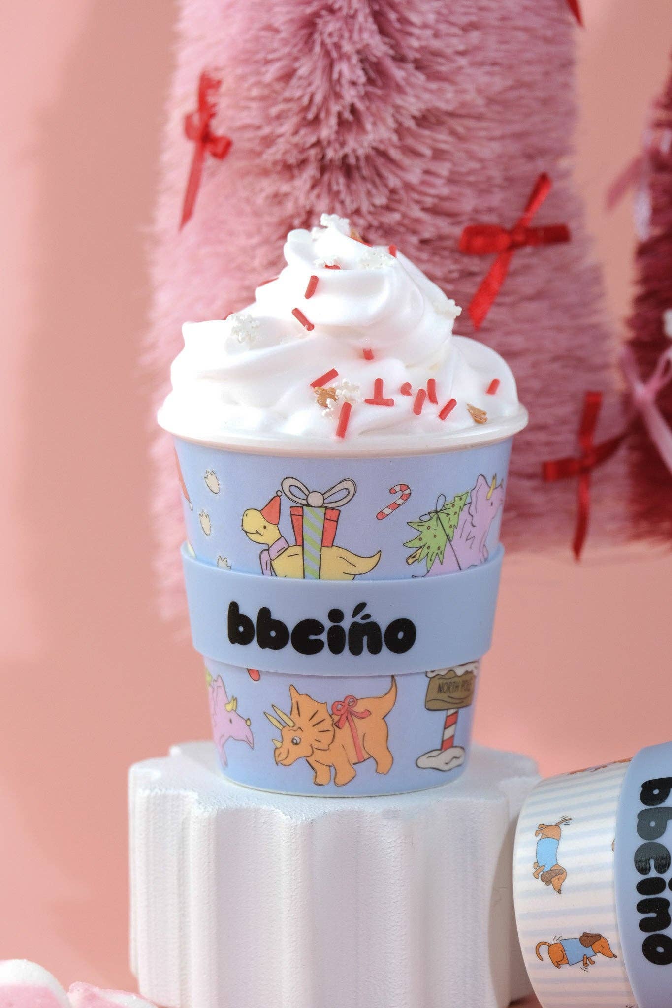 BBcino Santa’s Little Sipper in Blue (120ml)