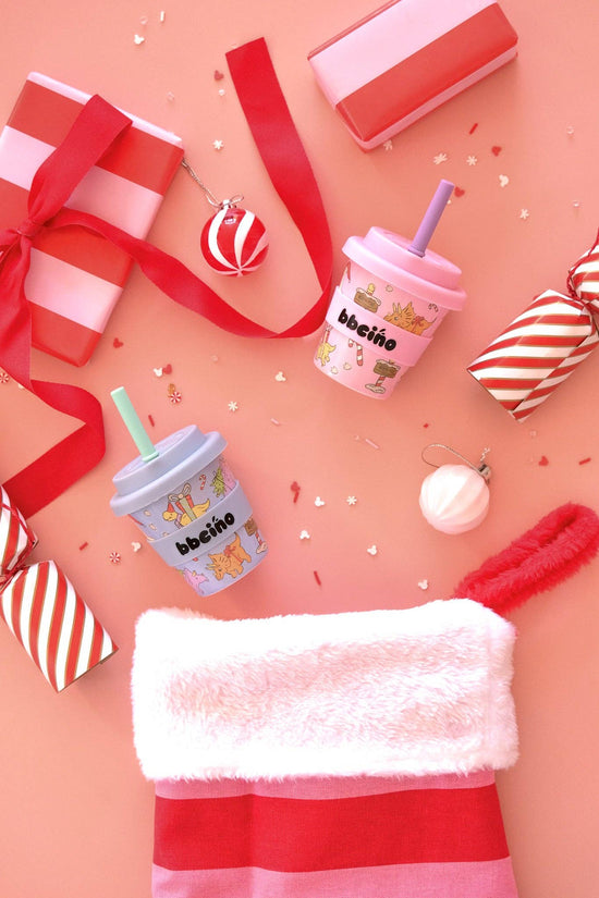 BBcino Santa’s Little Sipper in Pink (120ml)