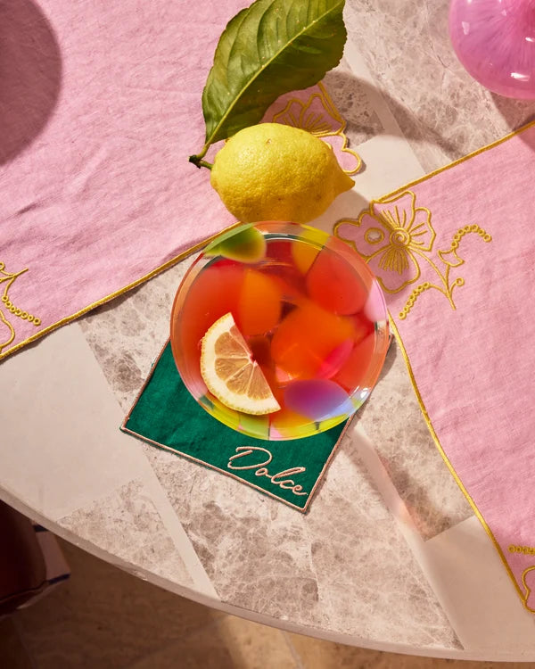 Festive Margarita Glass 2 piece