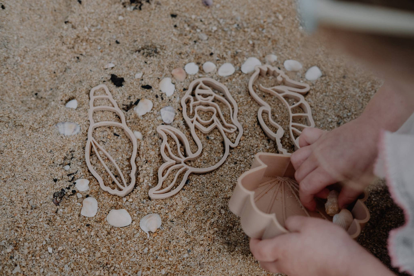 Mermaid Cutter set - Eco Playdough Tool