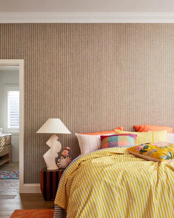 Limoncello Stripe, Organic Cotton Quilt Cover