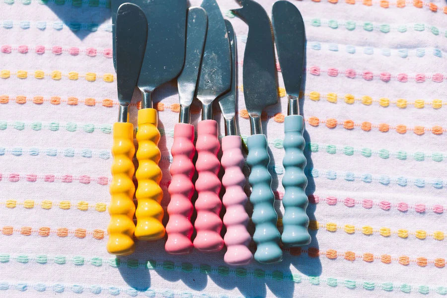 Pastel Handle Cheese knife set