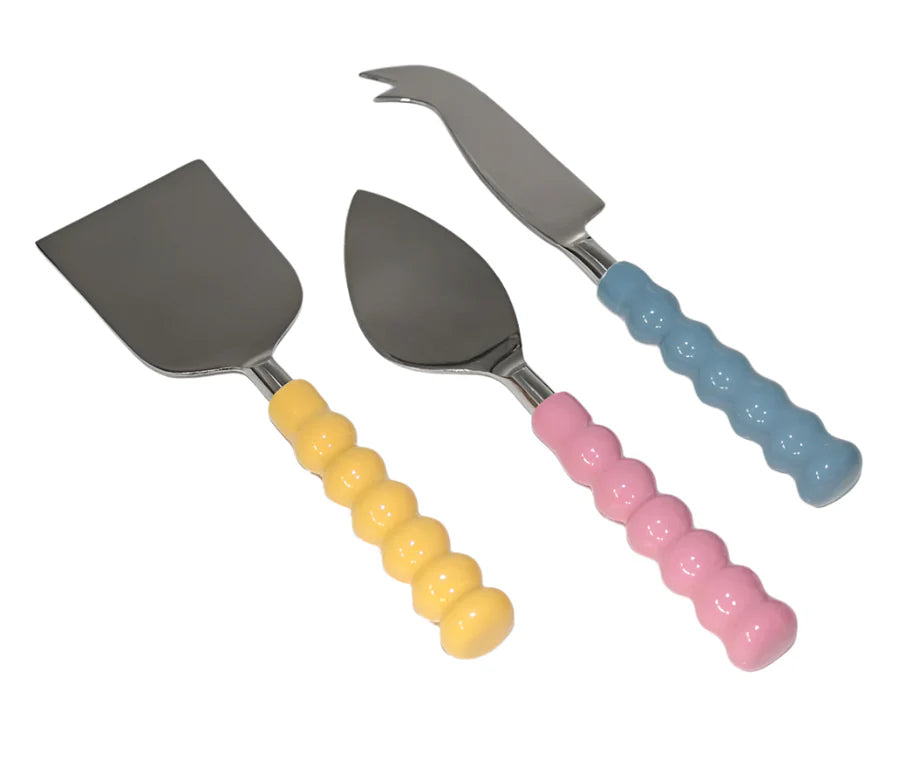 Pastel Handle Cheese knife set
