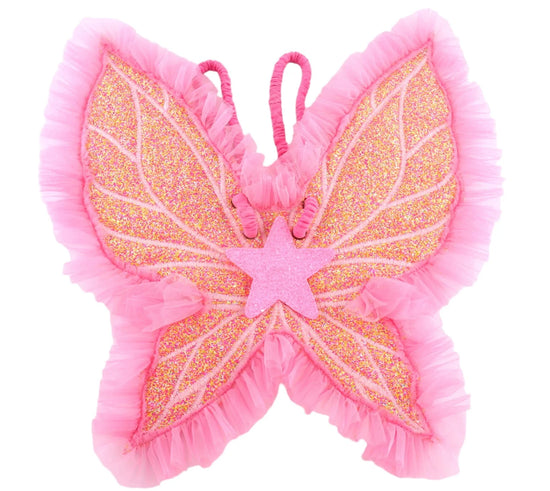 Rainbow/Pink Reversible Butterfly Wings