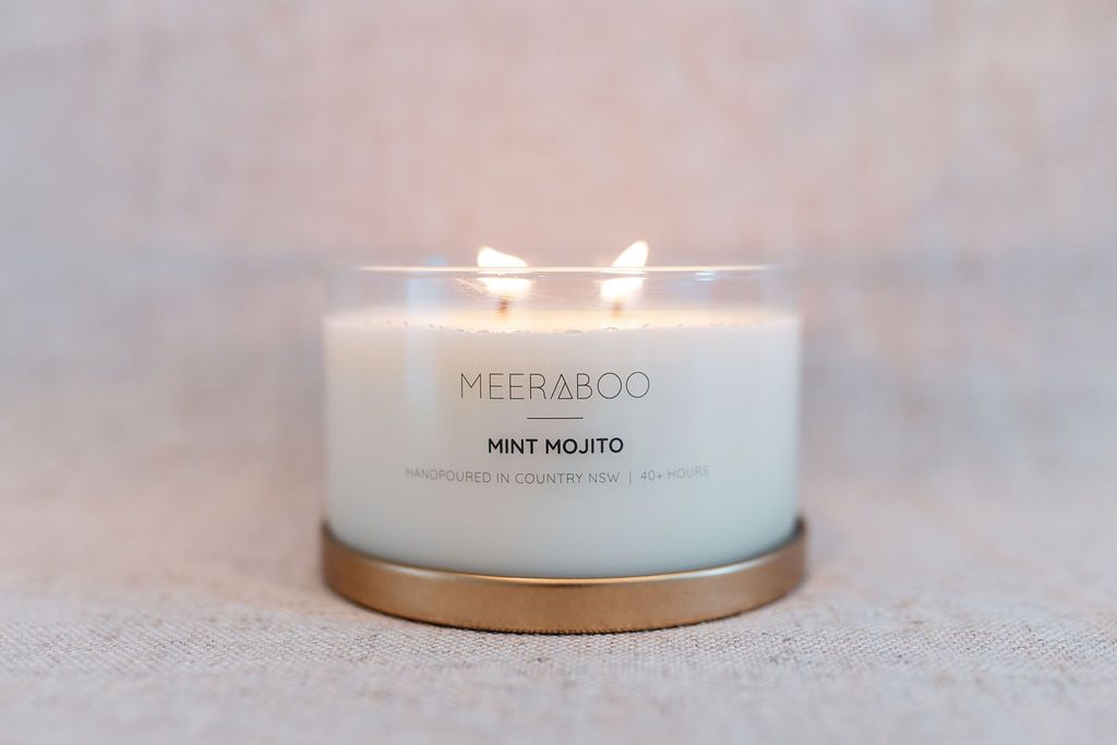 Meeraboo - Mint Mojito Gold Lid Soy Candle