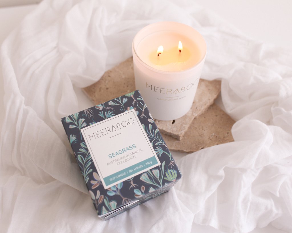 Meeraboo - Seagrass Boxed Soy Candle