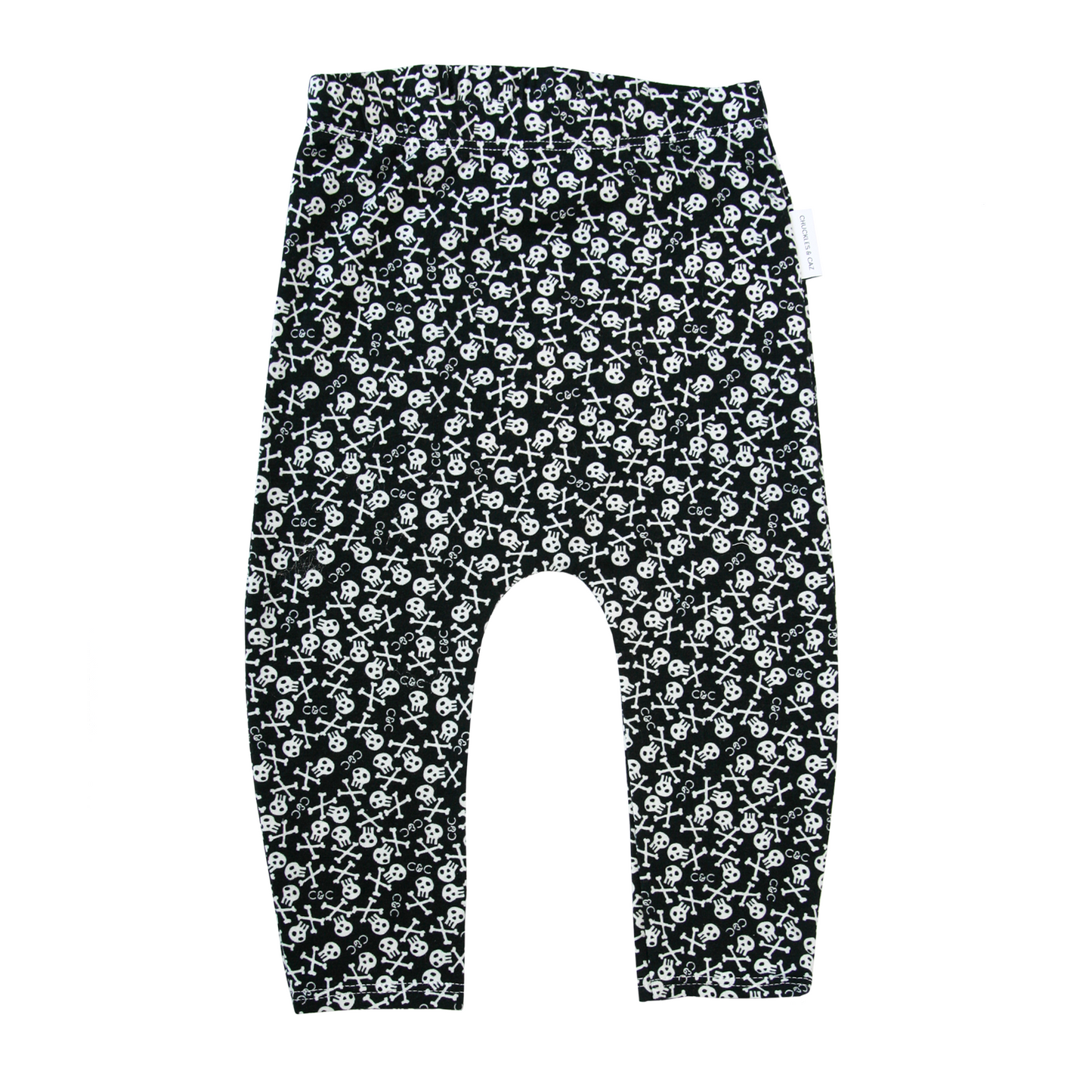 Chuckles & Caz - Mono Skullz Leggings