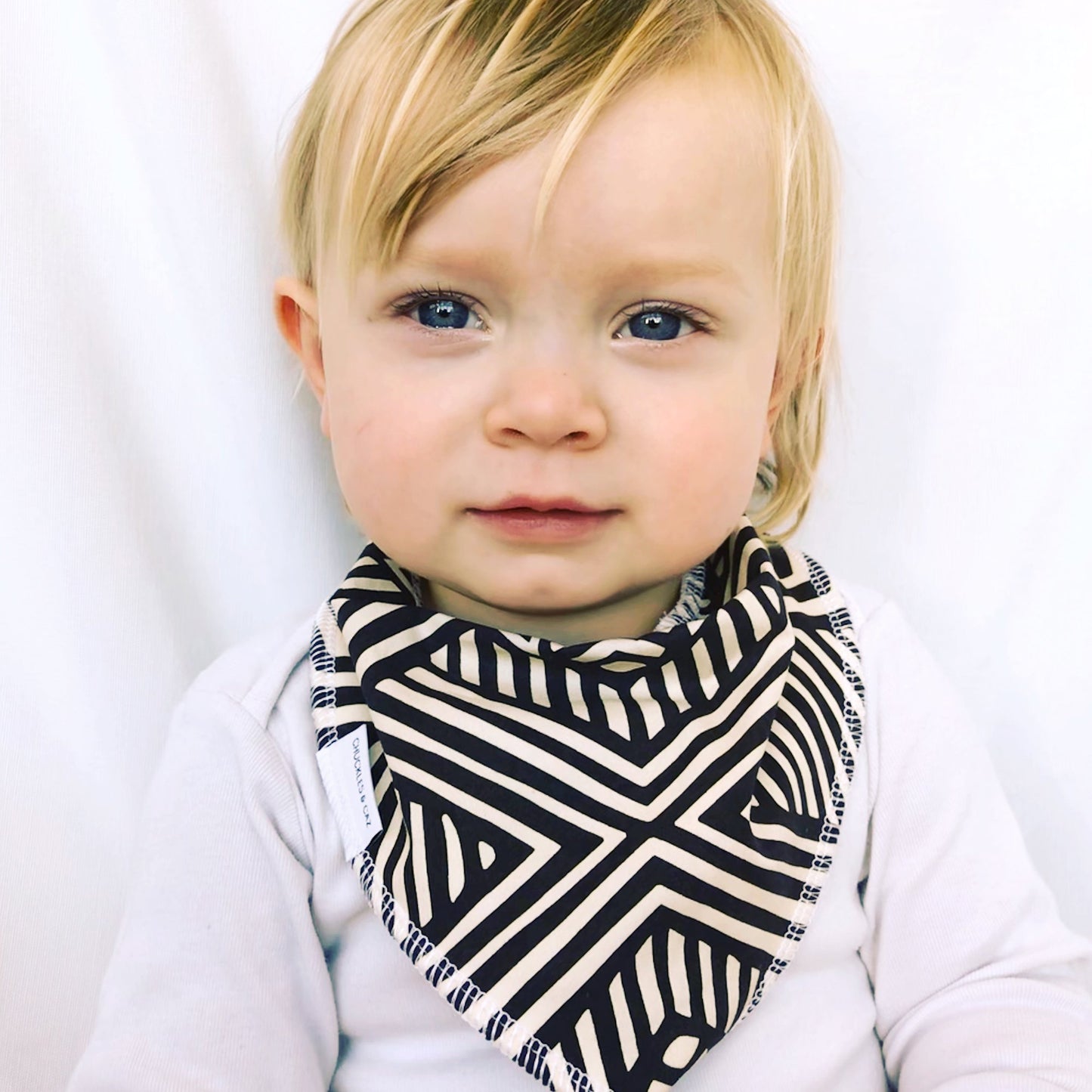 Chuckles & Caz - Tribal Geometric Dribble Bib