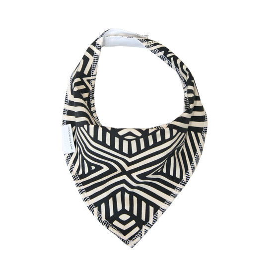 Chuckles & Caz - Tribal Geometric Dribble Bib