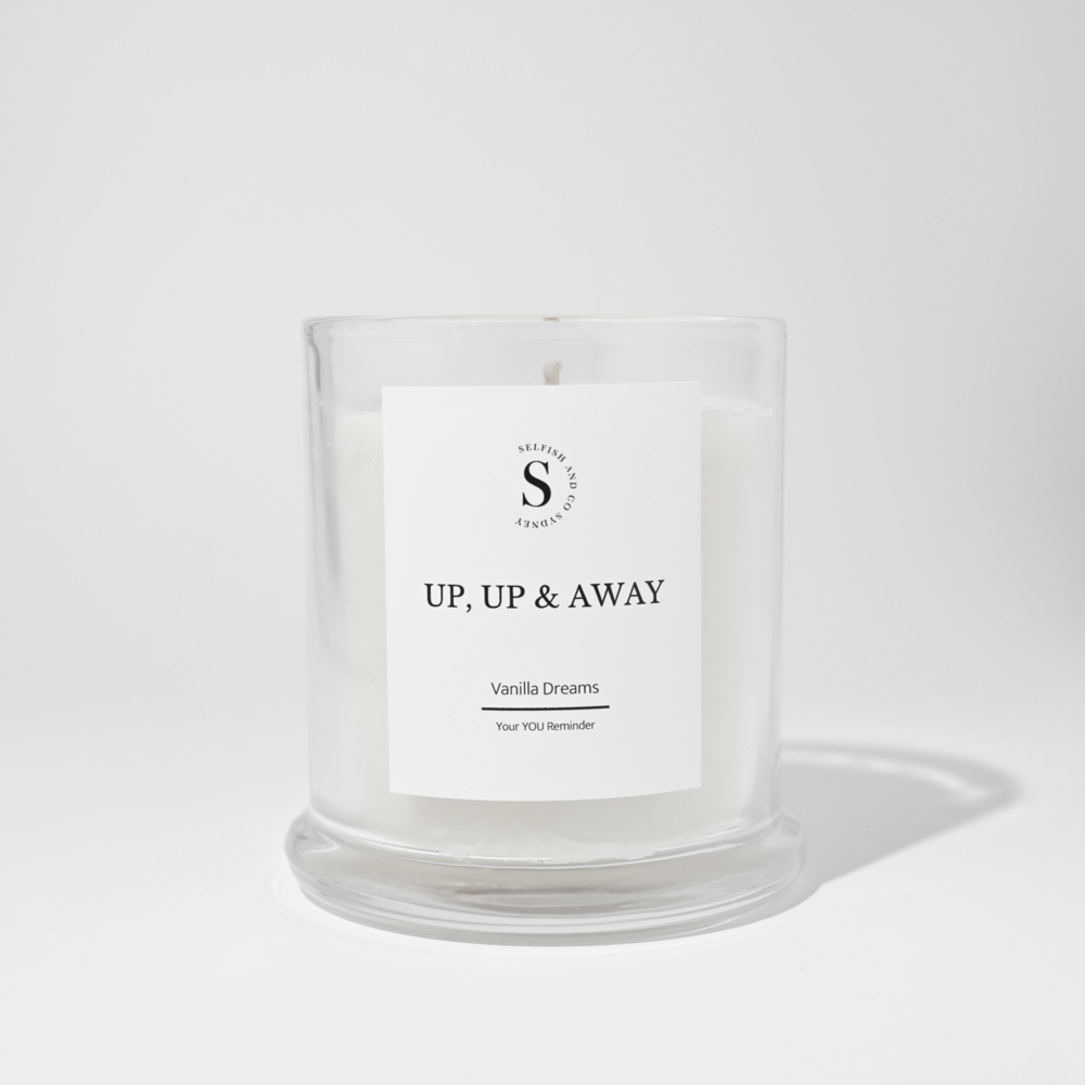 Selfish & Co - Up Up & Away - Vanilla Dreams Candle