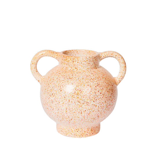 Bonnie and Neil - Amber Short Speckled Vase