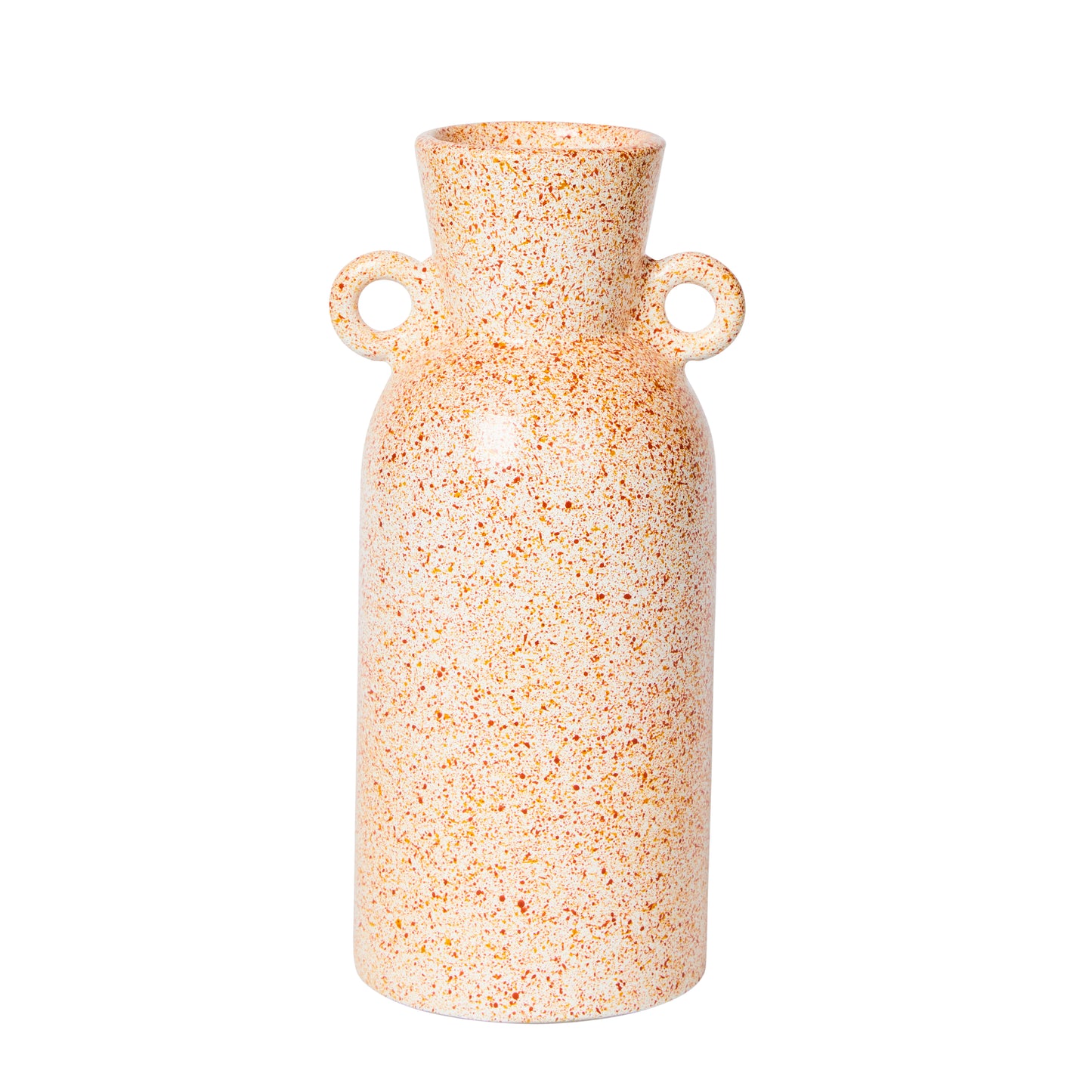 Bonnie and Neil - Amber Tall Speckled Vase