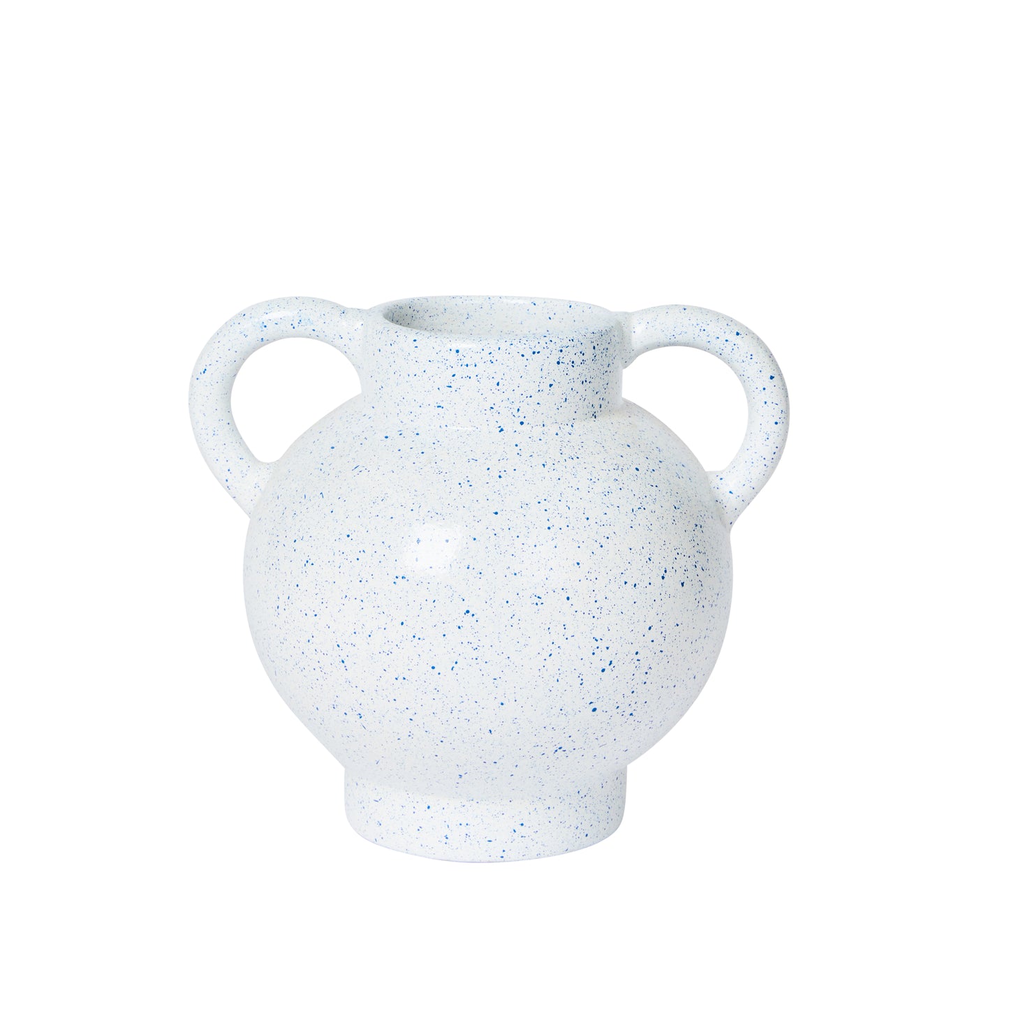 Bonnie and Neil - Blue Short Speckled Vase